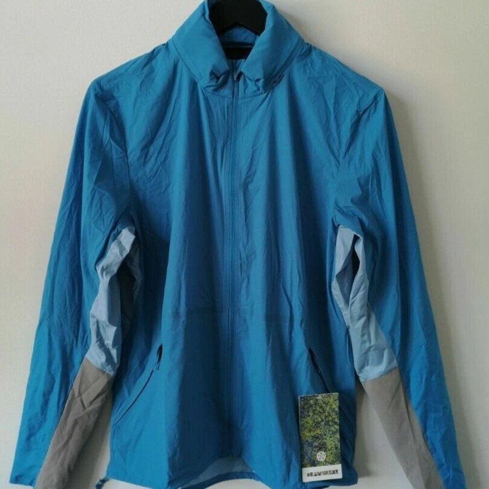 NWT LULULEMON SEAWHEEZE Blue Light Stowable Hoodie Active Jacket Men's M, L